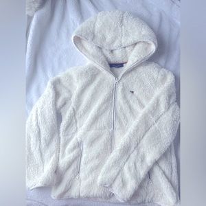 Tommy Hilfiger white fluffy jacket